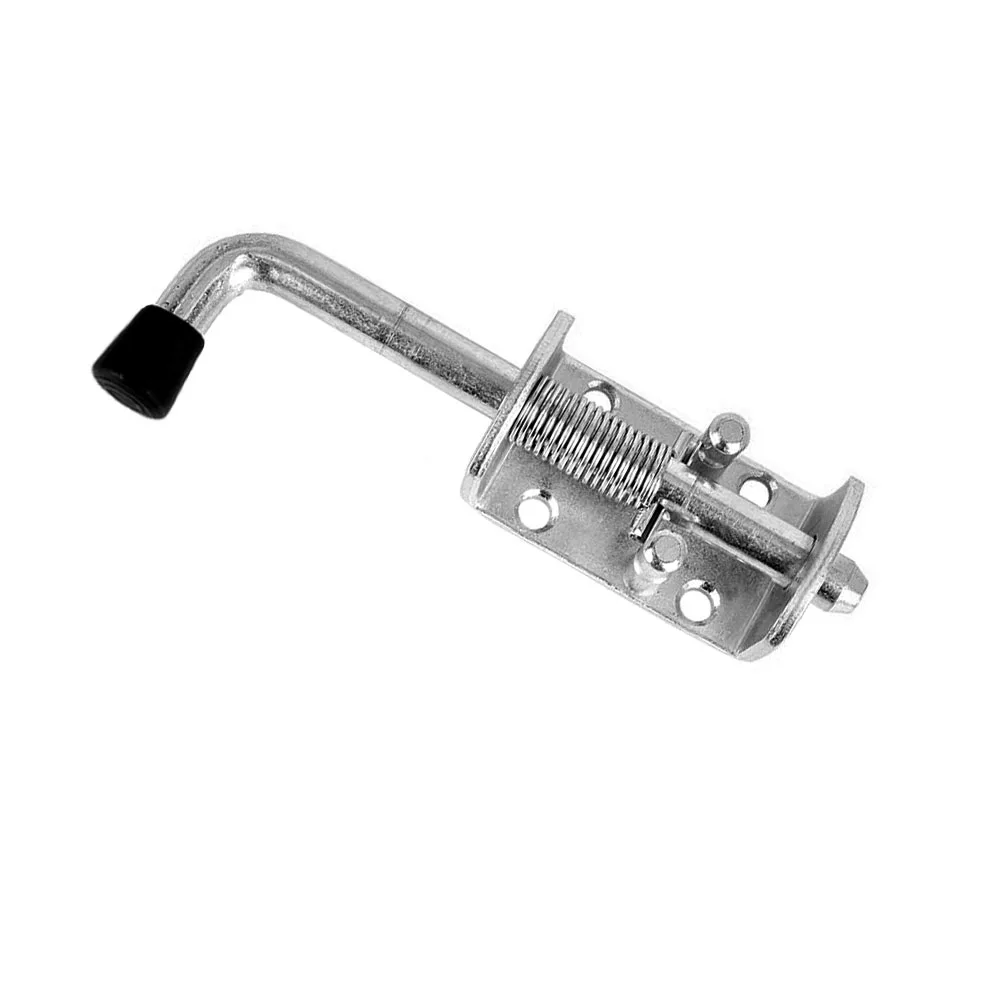 

Spring Loaded Latch Pin Latch Tone Door Cabinet Hinge 304 Stainless Steel Spring Pin Latch Assembly for Shed Household Hardware