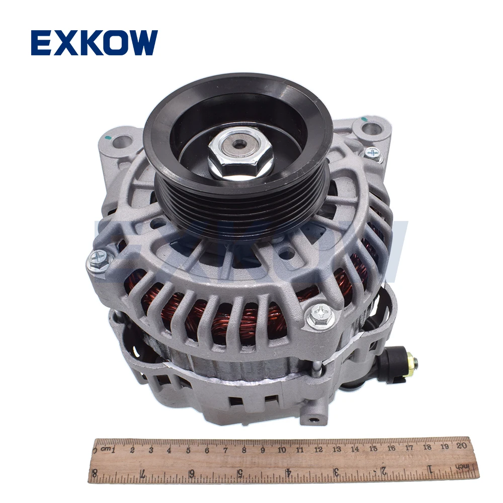 KOWZE 110A Alternator for 4G69 for Mitsubishi Outlander Airtrek Grandis Lancer with engine 2.4L 4G69 1800A064 MN183450