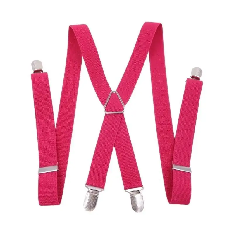 

R1WE Подтяжки для взрослых унисекс на клипсах Эластичные регулируемые подтяжки для взрослых в форме буквы X