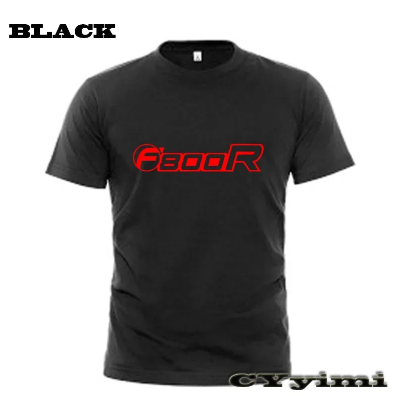 Per F800R T Shirt uomo nuovo LOGO T-Shirt 100% cotone estate manica corta girocollo T-Shirt uomo