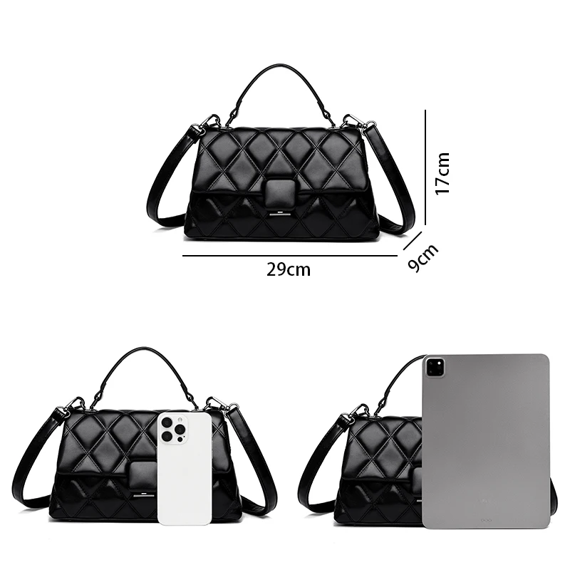 حقيبة يد نسائية عصرية حقيبة كتف نسائية عصرية ذات جودة عالية من الجلد الناعم حقائب مربعة للنساء محفظة مصممة مشهورة