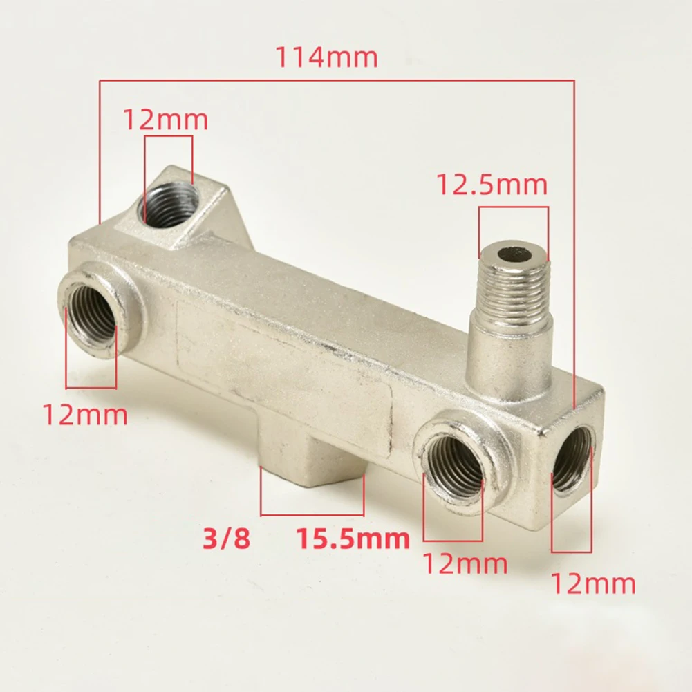 Aluminum Air Pump Switch Connector with 38 Inner Thread Dependable Performance in High Temperature Environments