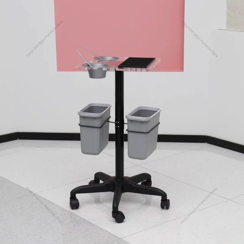 Nordic Barbershop Salon Trolley Modern Creative Hairdressing Salon Perm Dye Storage Cabinet Multifunctional Salon Furniture FYST