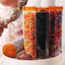 1000/2000Pcs Thicken Colorful Elastic Hair Bands for Kids Girls Scrunchie Rubber Band Ponytail Holder Hair Accessories Hair Ties