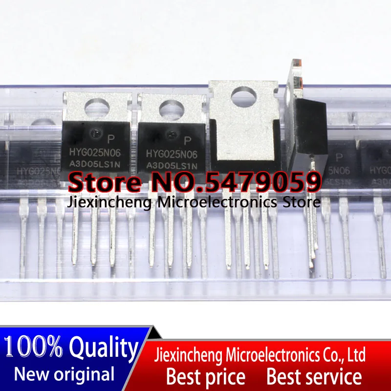 10PCS HYG025N06LS1P G025N06 G025N06P HYG025N06 TO-220 60V 160A MOSFET New original