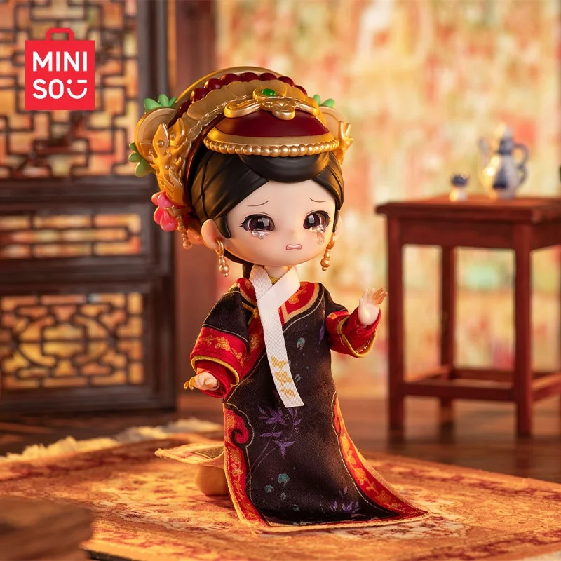 MINISO قصة تشن هوان BJD دمية قابلة للجمع-شخصية متحركة من سلسلة الحريم الإمبراطوري، ديكور قصر Xi Fei وHua Fei، جامعي