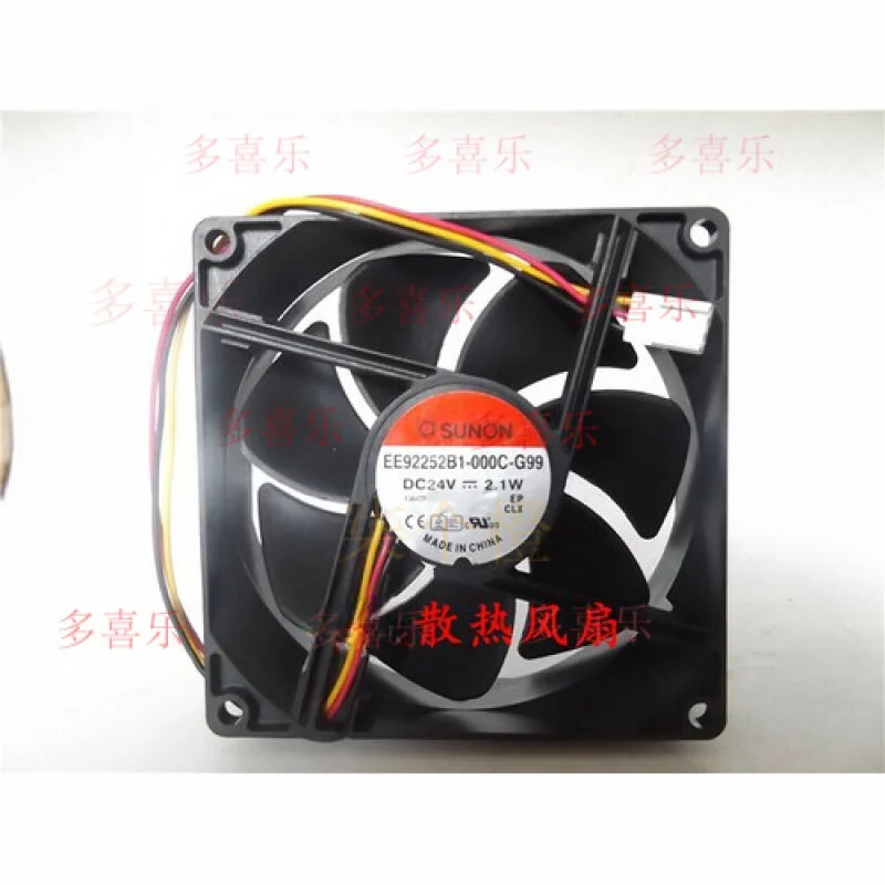 ZMZM     1 PCS     for  Fan  EE92252B1-000C-G99  DC 24V 2.1W  9025 9cm 3 pin  Inverter fan #A6