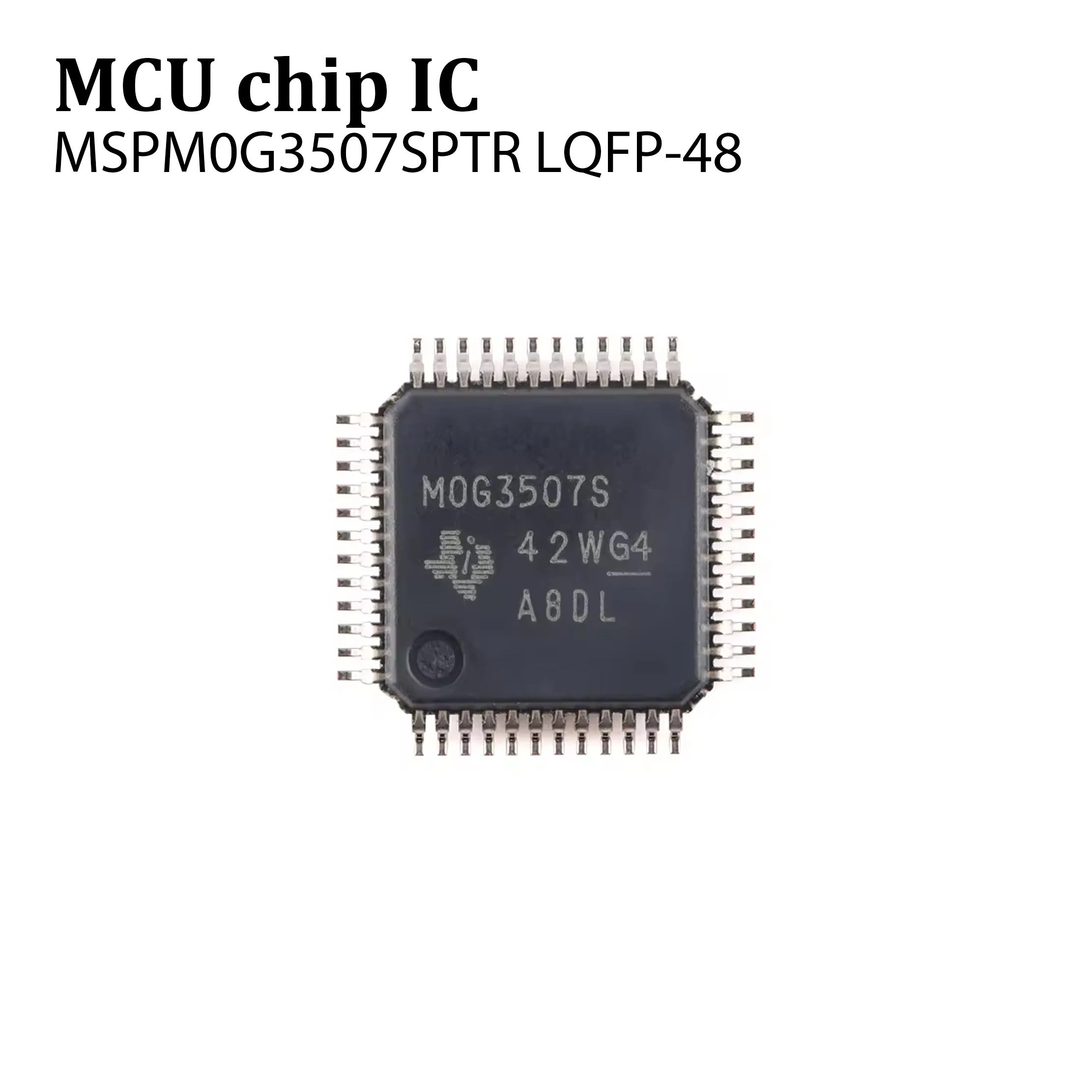2pcs Original genuine MSPM0G3507SPTR LQFP-48 hybrid signal microcontroller with CAN-FD interface, 100% brand new chip in stock