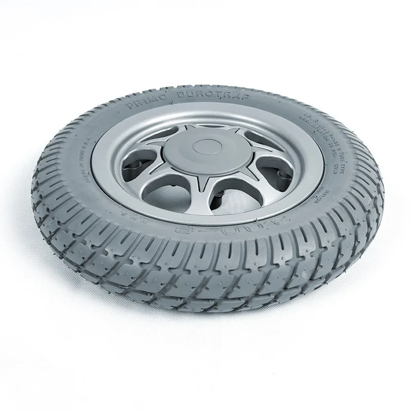 Suitable for Rear Wheels 14-inch Rubber Solid Air-free Rear Tires, Non-slip and Wear-resistant