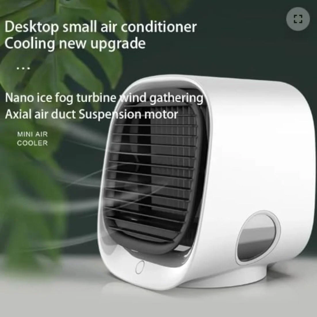 Mini ventilador de refrigeración de escritorio enchufable Usb, ventilador de refrigeración por pulverización portátil para agregar aire acondicionado pequeño Personal de agua helada de 300ML