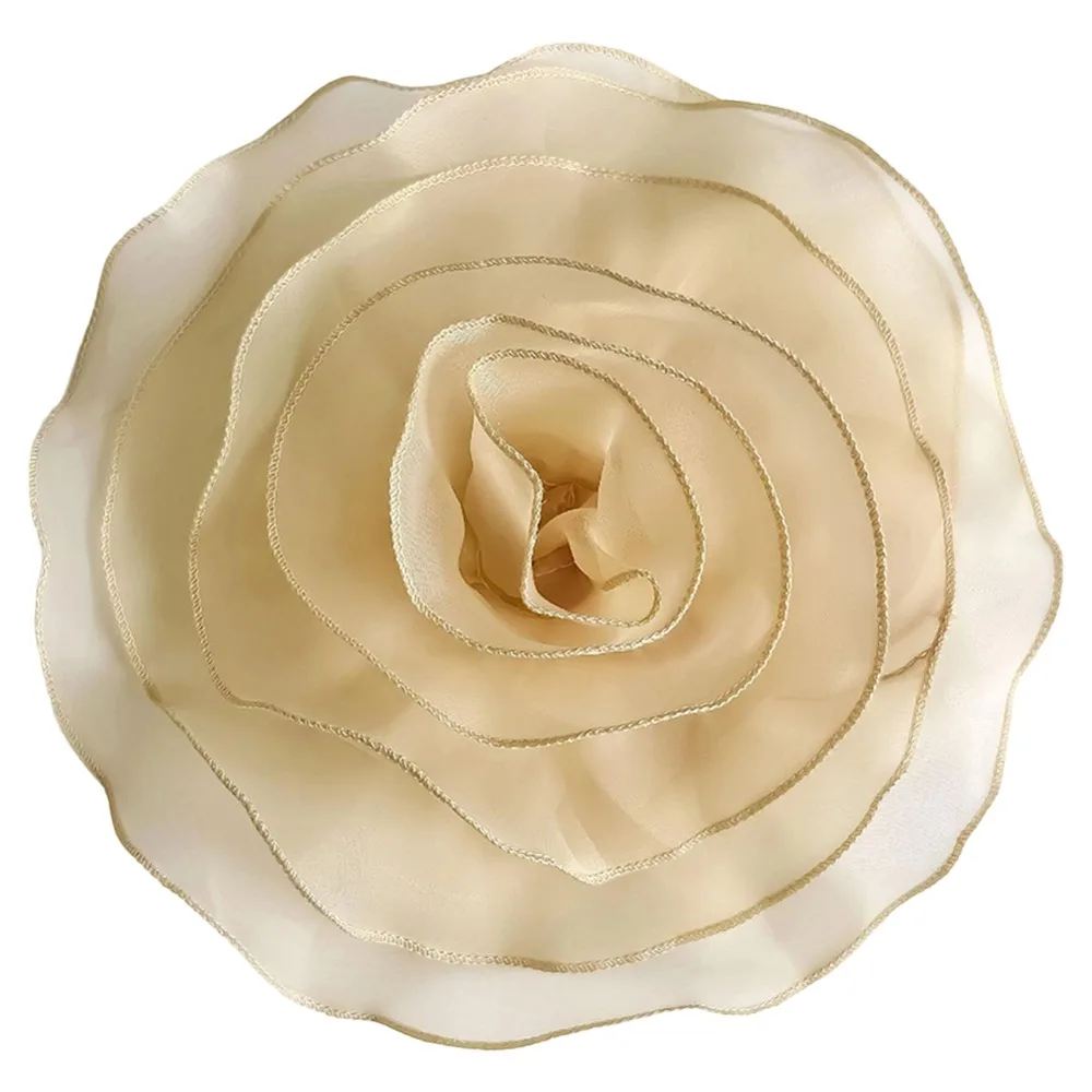 1Pc Flower Polyester Brooches Alloy Lapel Pins for Clothes Wheat 260mm