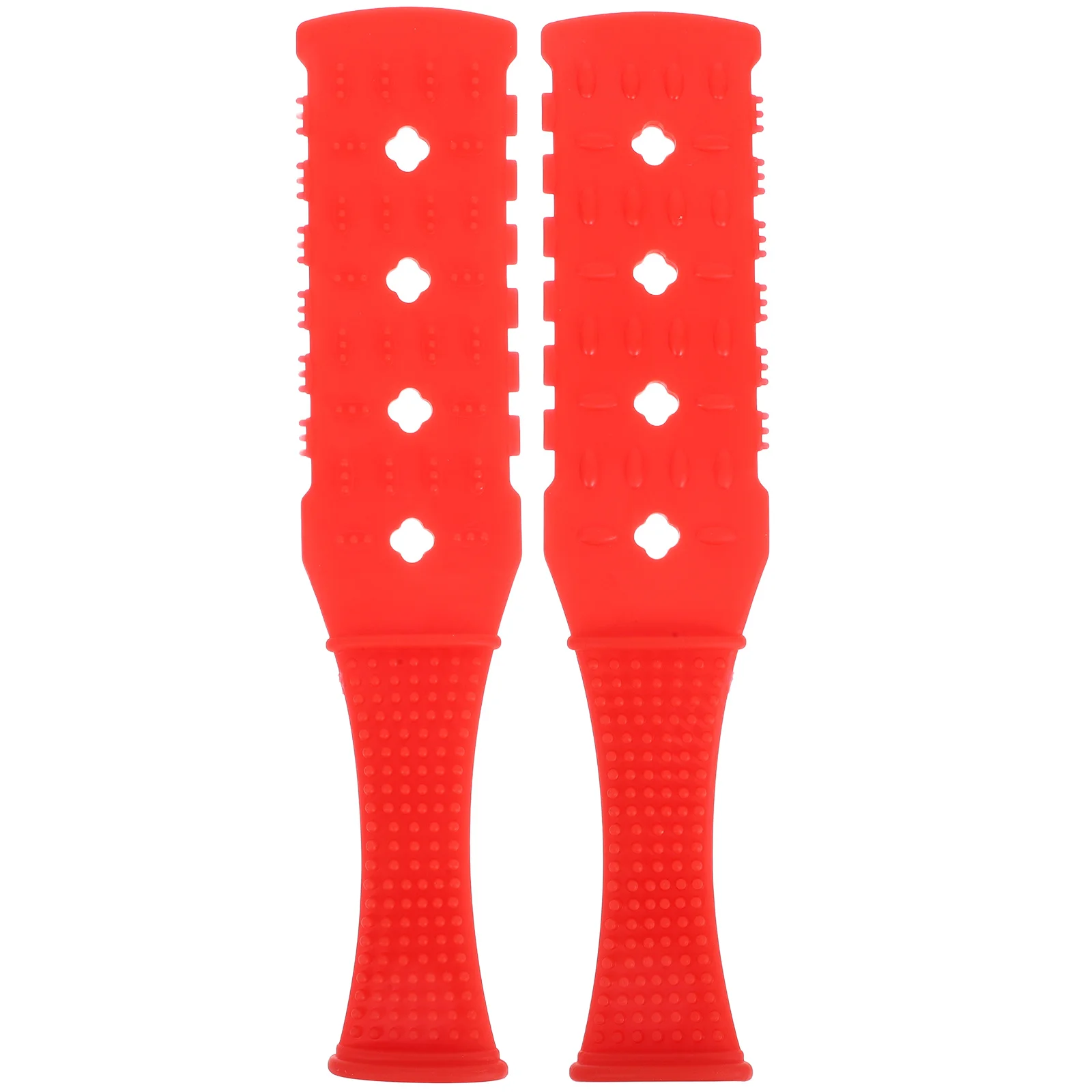 2 pezzi allungati a 4 fori massaggiatore meridiano bastone portatile strumento di maschiatura del corpo per il sollievo dalla circolazione della gamba dell'anca della spalla del collo posteriore