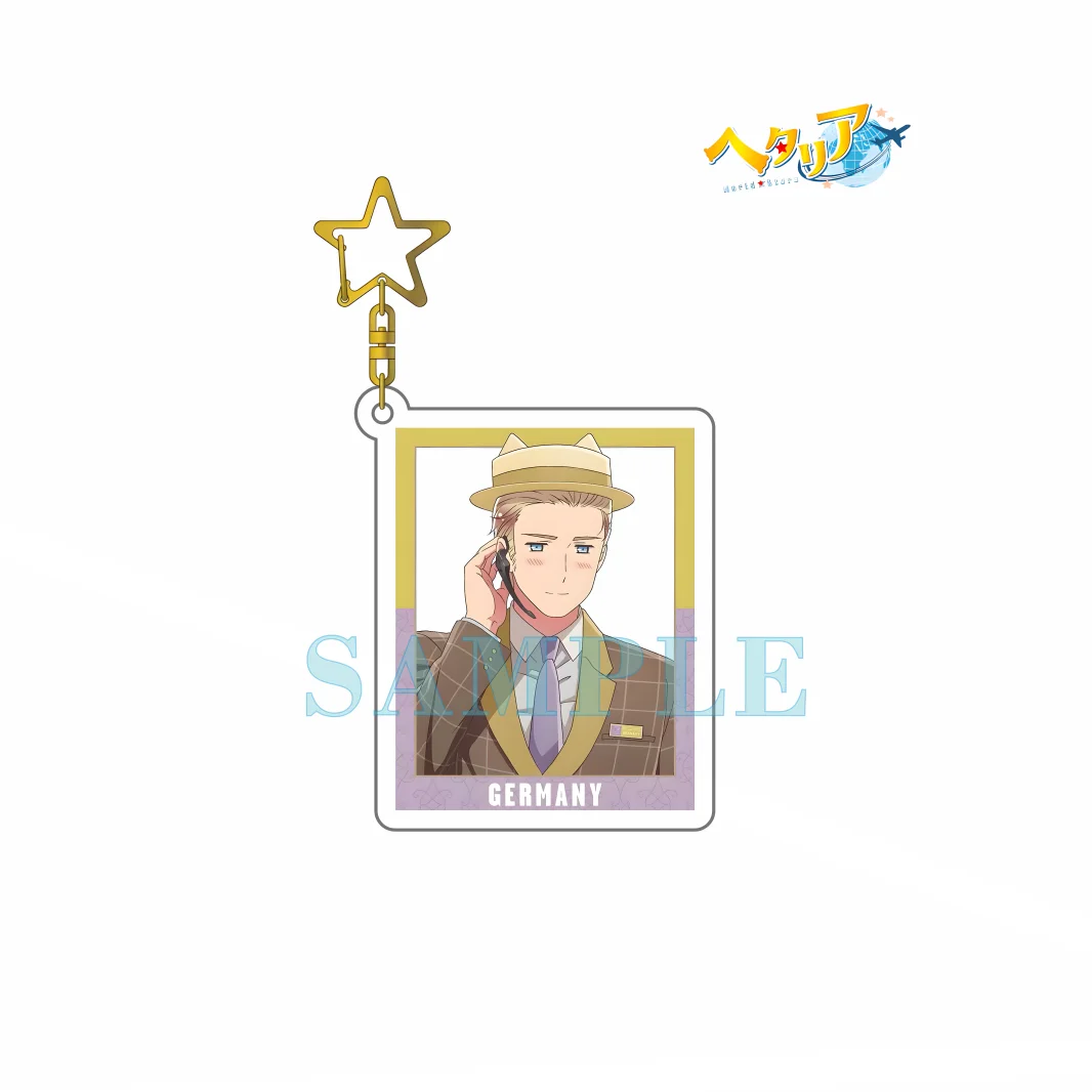 Anime Hetalia: Axis Powers Fun Fair 6CM Acrylic Keychain Standee Desk Decor Gift for Anime Fans Bag Accessory, Gift