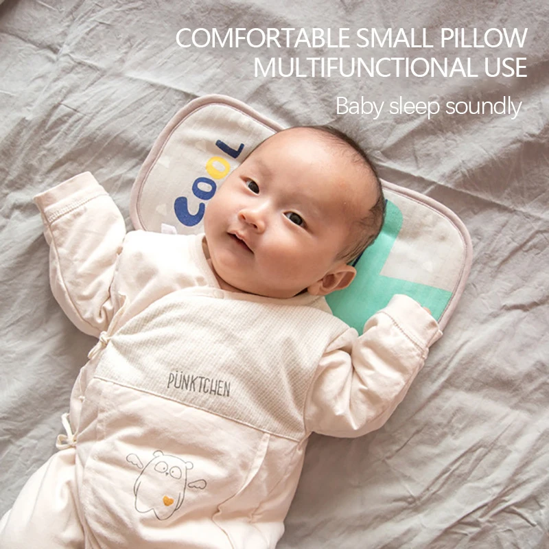 Almohada de lactancia de seda de hielo para bebés recién nacidos, cojín elástico transpirable para el brazo, cuidado diario infantil, Verano