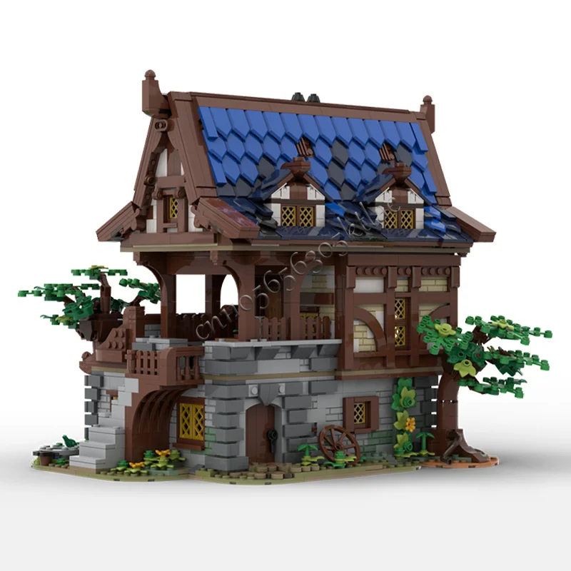 Hot 2407 PCS Lusso MOC Retro Medievale Armatura Modello Modulare Architettura Building Block Fai Da Te Educazione Assemblaggio Giocattoli Per Bambini Regali