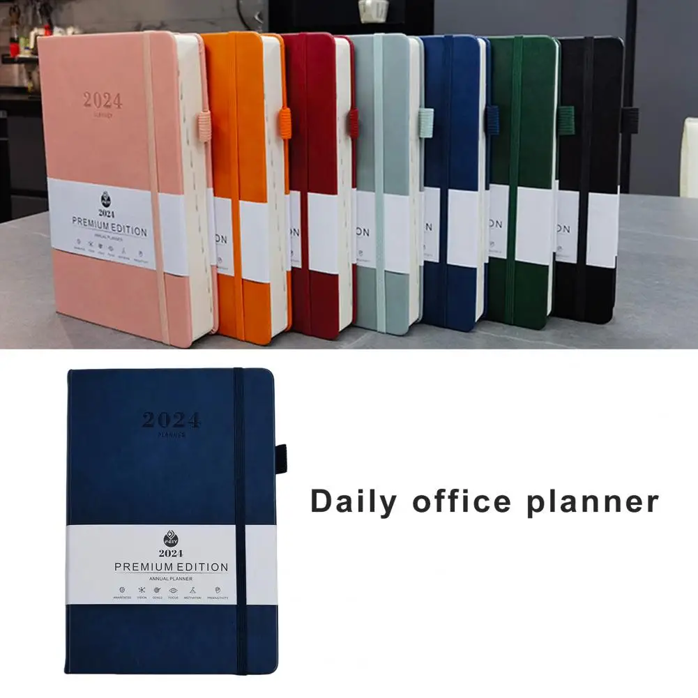 Planning Notebook with Monthly Goal Pages 2024 Planner Notebook Efficient Appointment Management Smooth Writing for Home