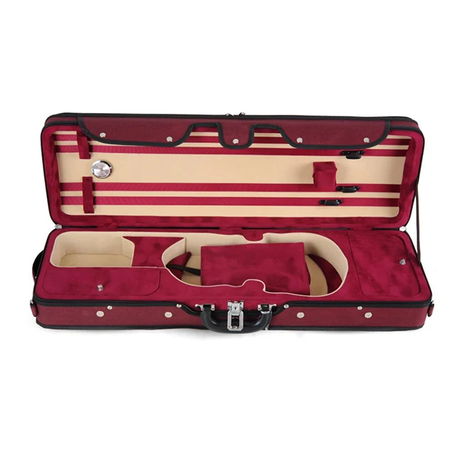 Factory Wholesale Price Custom Oblong Violin Case 4/4 for Sale