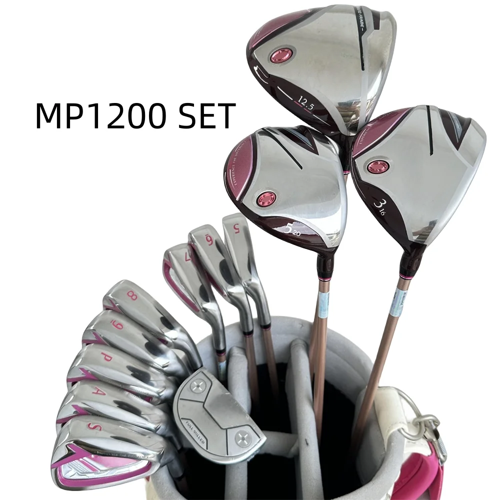 Women Brand Golf Complete Set Golf club set MP1200 Golf Driver+Irons+Putter/12Pcs With Graphite Shaft Head Cover