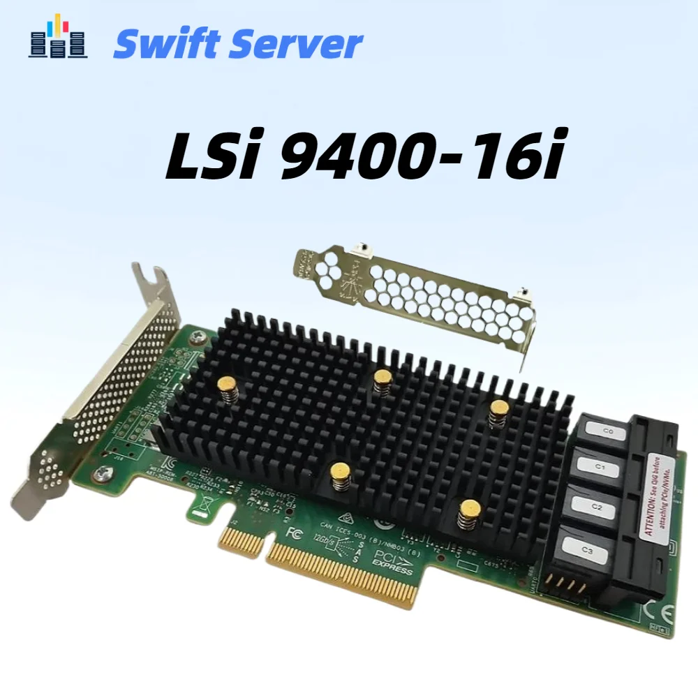 LSI 9400-16i 9400-8i HBA 12 Gbps PCIe 16 Port IT Mode JBOD
