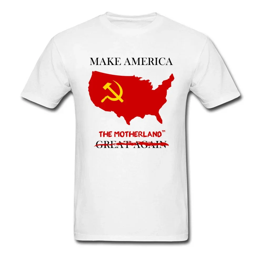 Make America The Motherland T-Shirt Retro Style Summer Cotton O-Neck Short Sleeve Men's T Shirt New Size S-3XL