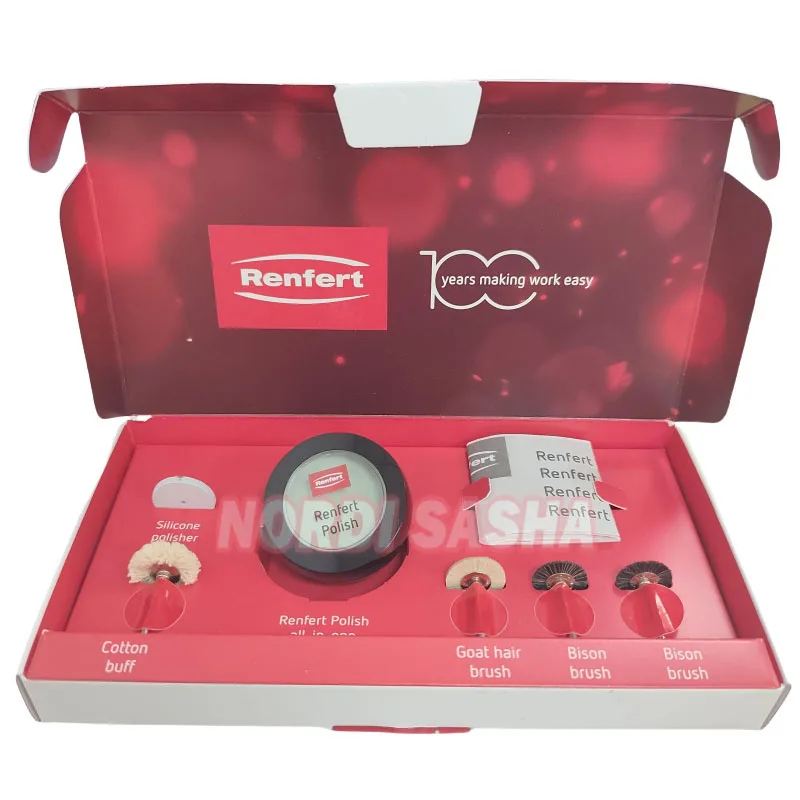 18g Renfert Universal Diamond Polishing Paste With 5 Polishing Brushes Dental Polishing and Finishing System