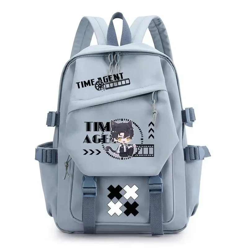 Chibi, Black White Pink Green, Link Click, Student Kids Teens School Bags, Large Capacity Mochilas Anime Backpacks Girls Boys