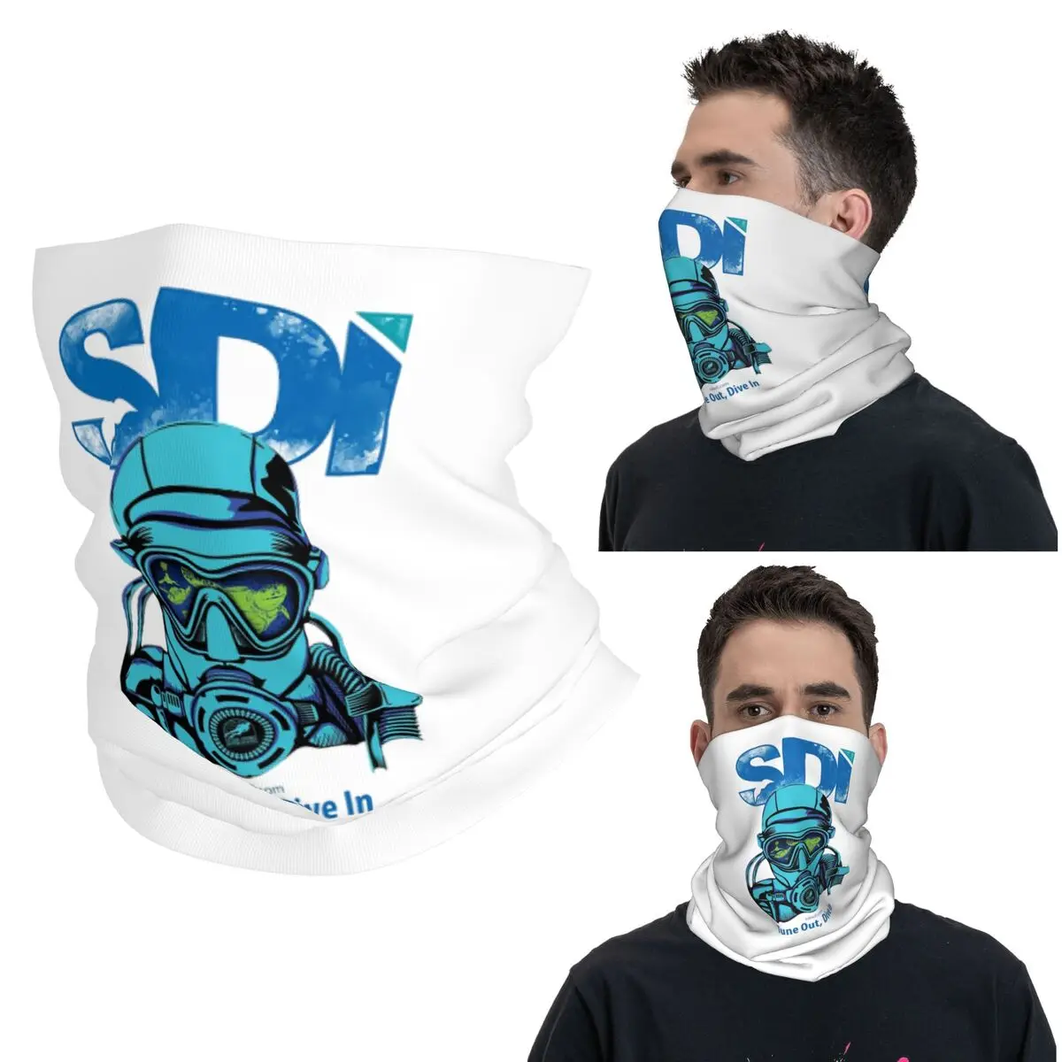 

Шлем для дайвинга с аквалангом, базовая бандана, шарф с принтом, многофункциональный головной убор, унисекс для взрослых