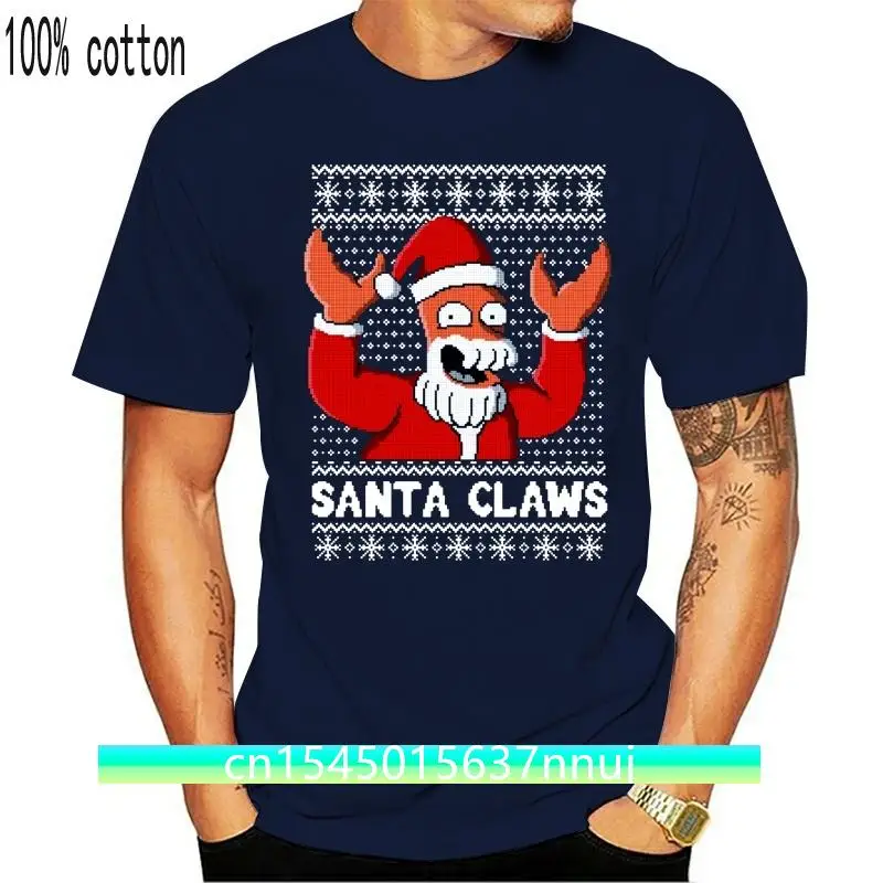 FPT-SHIRT ZOIDBERG SANTA CLAWS SERIE TV GEEK FUNNY TV SERIES FILM CHRISTMAS