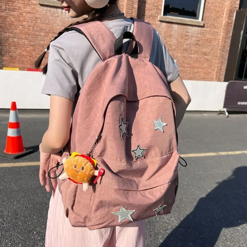 Miyagawa Spicy Girl Star Backpack Women's Causal Y2k Backpack Fashion High Capacity Japanese Ins Cute Girls' School Bag