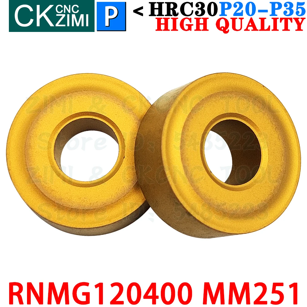 RNMG120400 YBC251 RNMG 120400 YBC251 Carbide Dạng Hình Tròn Biến Dụng Cụ Xay CNC Cơ Kim Loại Tiện Dụng Cụ Thép Không Gỉ