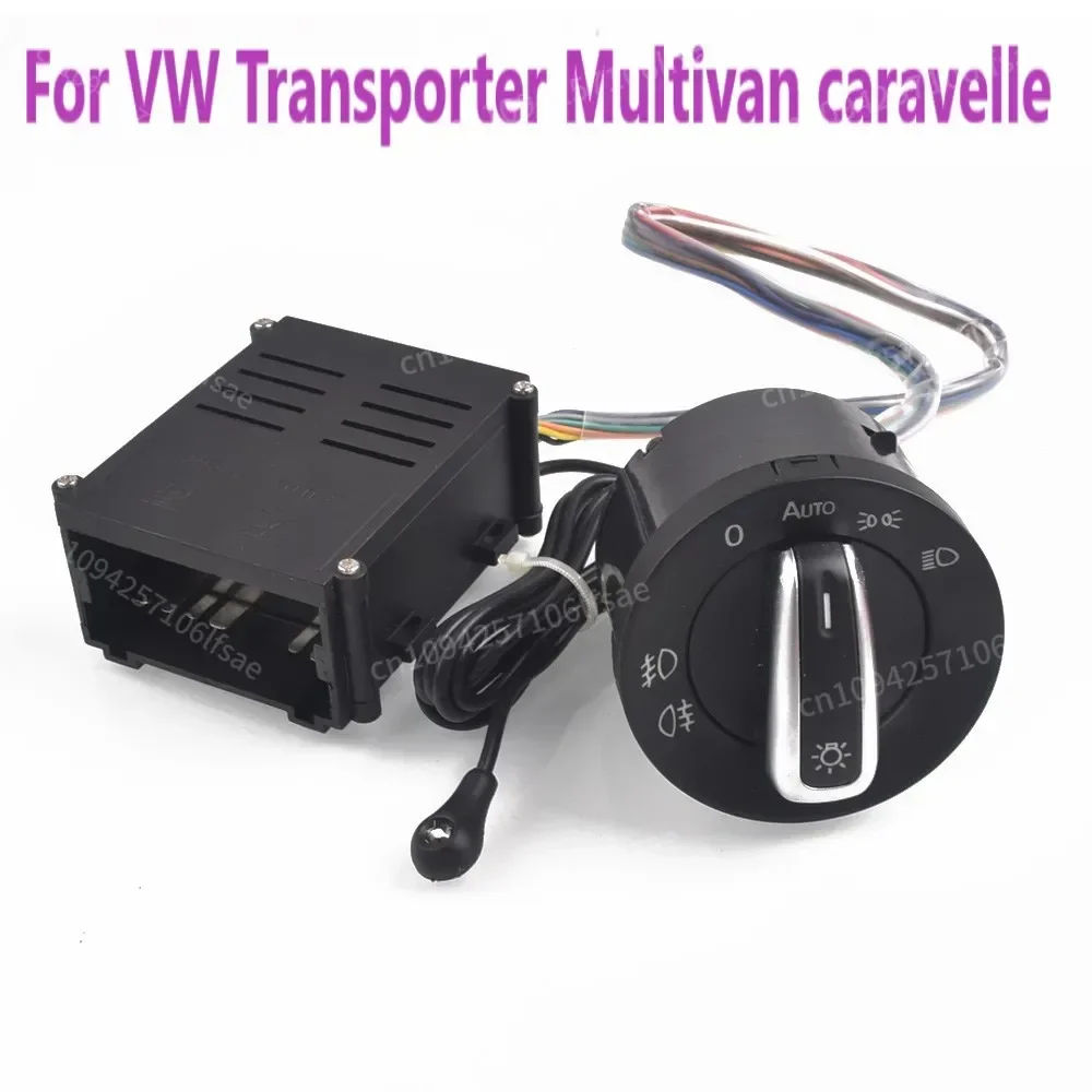 

For VW Transporter Multivan caravelle T5 T6 + AUTO Headlight Car Chrome Light Switch Auto lamp Sensor Light