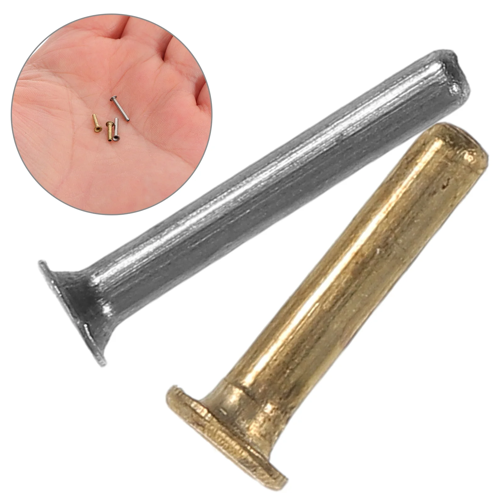 16 Stück Regenschirmrahmen Nieten Verbindung Rippenverbinder Hardware Leichte Rippen Silber Reparaturstifte