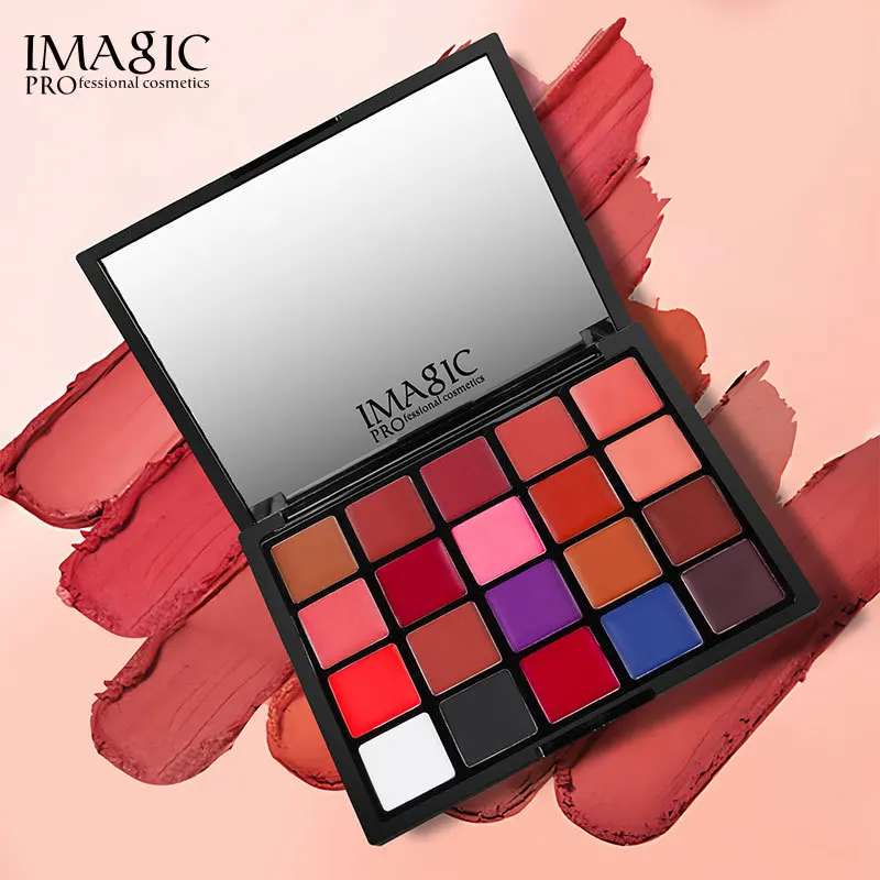 IMAGIC Professional Makeup LIPSTICK PALETTE  With Long-Lasting And Fashionable Color Richness Meeting Various Needs