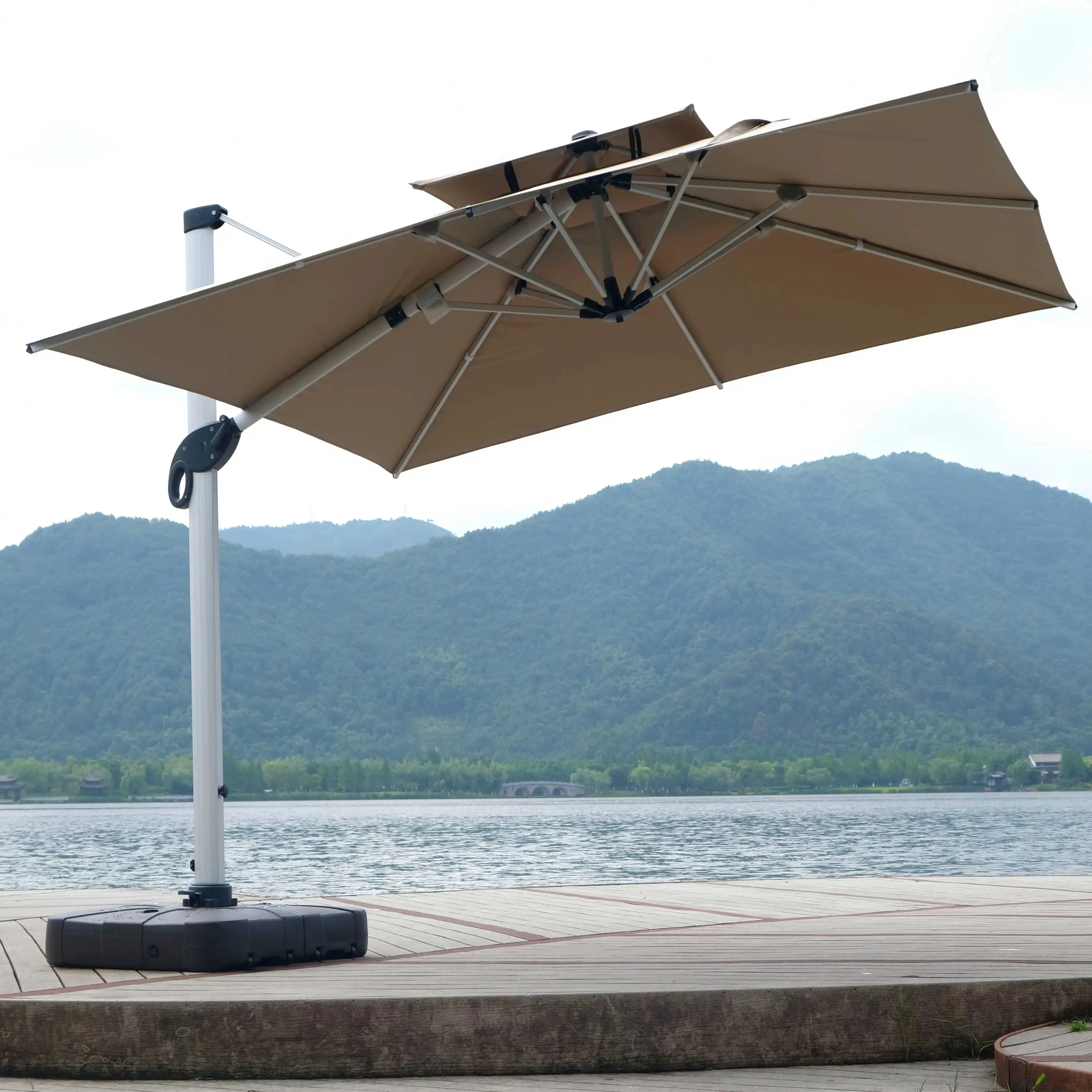 

Outdoor Patio Roman Umbrella Beach with Fringe Beach Umbrella Manufacturer Outdoor Camping Chair with Umbrella