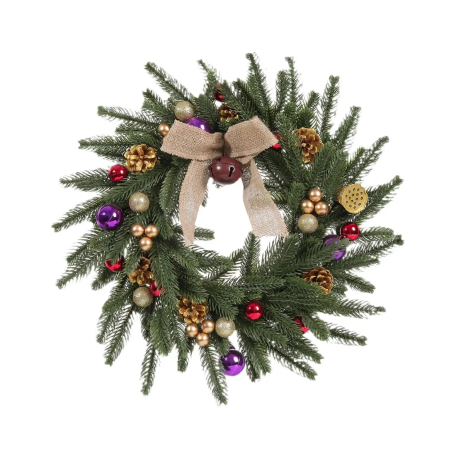 Front Door Christmas Wreath Pendant for Wall Office Christmas Tree Hanging