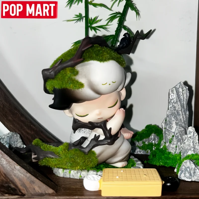 POP MART Hot Original Dimoo Stories In The Cup Series Anime Action Figure Toys Trendy Fashion Cute Doll Model Toy Birthday Gifts