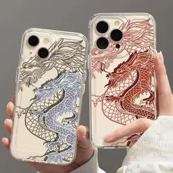 3D Dragon Phone Case for Samsung Galaxy A54 A14 A25 A24 A15 A05S A05 M23 M54 5G A03 Core S20 Plus FE Note 20 Ultra Plus Soft TPU