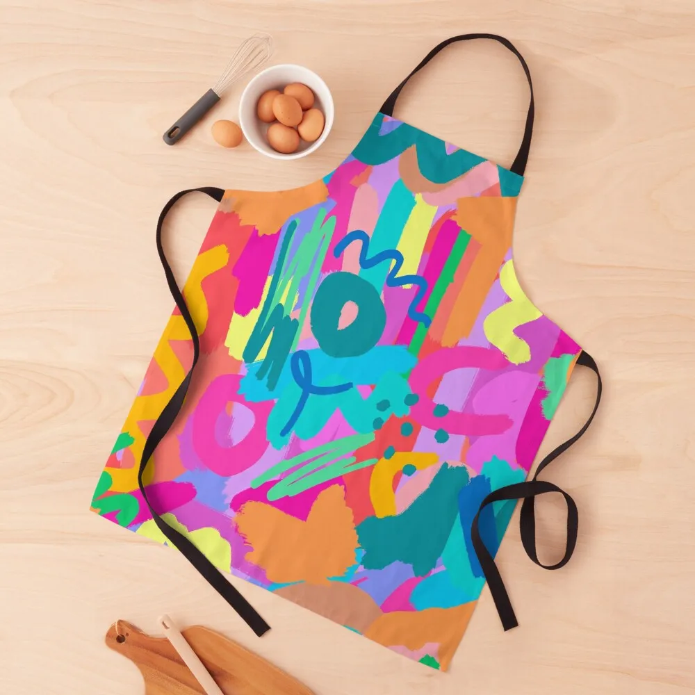

COLORFUL IMAGINATION Apron men Kids for women with pocket japanese style Apron