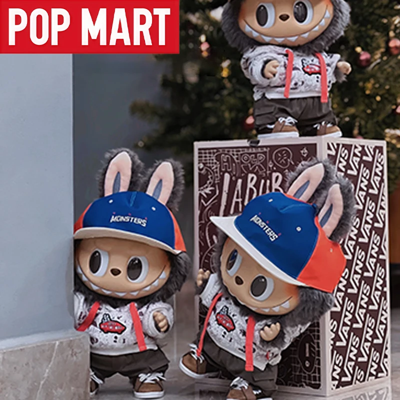 

POP MART — THE MONSTERS Series: Labubu x Vans Limited Edition Large Vinyl & Plush Blind Box — Skateboard-Style Collectible Toy