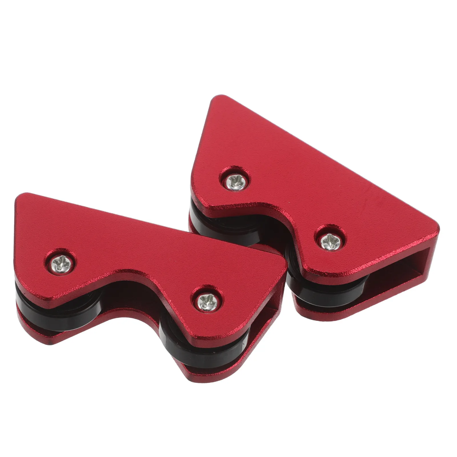 

2Pcs Pool Cue Roller Straightness Checker Billiard Snooker Accessories for Calibration Supplies Red