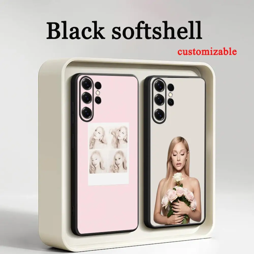 Beauty A-arianas music design poster  Phone Case For Samsung Galaxy S26 S25 S24 S23 S22 S21 Plus Ultra Note20 Soft Black