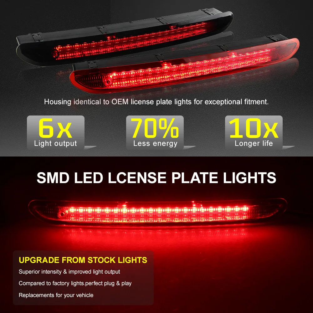 1pc For Volkswagen Golf 6 Golf 7 Mk6 Polo Hatchback 6R 2011-2017 5K0945087B LED Rear Third Stop Lights Rear Brake Light CANbus