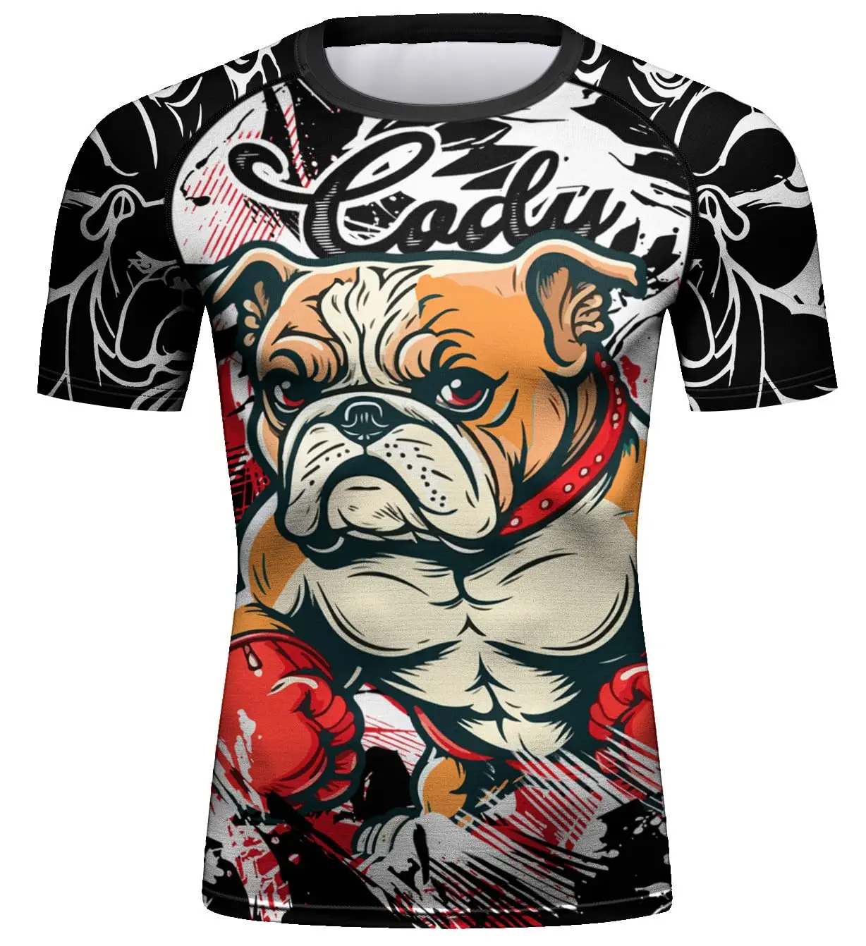 Лето 2025 г., новые мужские колготки, спортивная одежда, дышащая эластичная одежда с принтом, плотный узор, изысканная уличная универсальная одежда