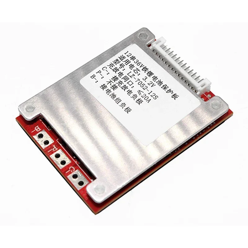 New 12S 36V 20A Lifepo4 Battery BMS 3.2V Same port PCM 42V Balance Protection Board DIY Electric vehicle,Motorcycle battery pack