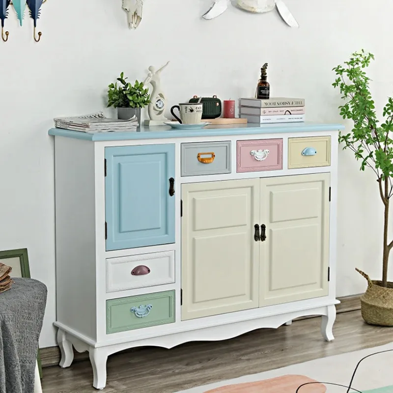 Wooden Beauty Living Room Cabinets Luxury Showcase Bauhaus Display Storage Cabinet Organizer Modern Meuble Rangement Furniture