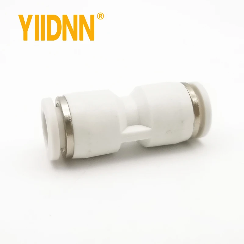 空気圧継手ホースコネクタチューブプラスチックジョイントコンプレッサープッシュインクイックリリースパイプ（4mm、6mm、8mm、10mm、12mm PU継手用）