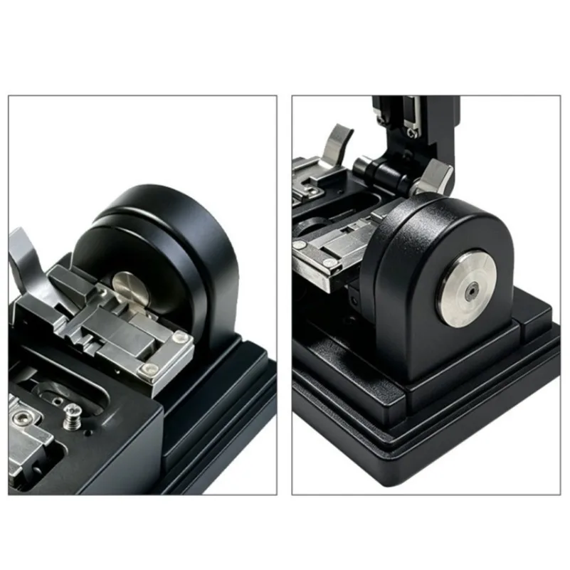 8 Degree Angle Optical Fiber Cleaver Low Loss High Precision One Step Operation Adjustable Angle Fiber Cutter