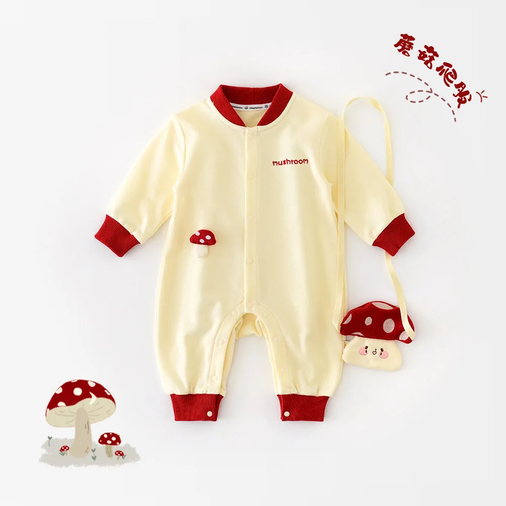 

Детские комбинезоны UNITIM для девочек, с надписью, цельные, для малышей, весна 2026, боди для новорожденных мальчиков, комбинезоны-слипы для младенцев