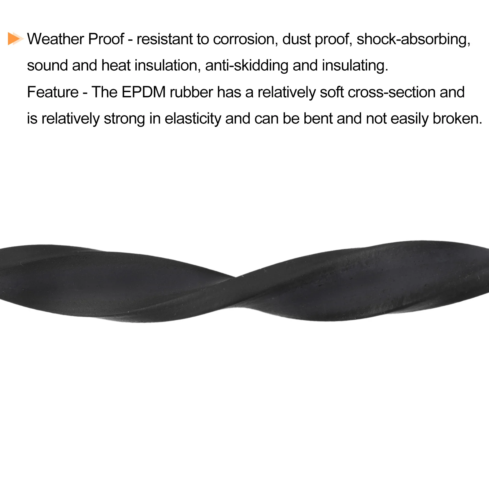 EPDM Foam Rubber Seal Strip Weather Stripping for Door Window Sliding Door Sound Proof Soundproofing Door Seal House Repair