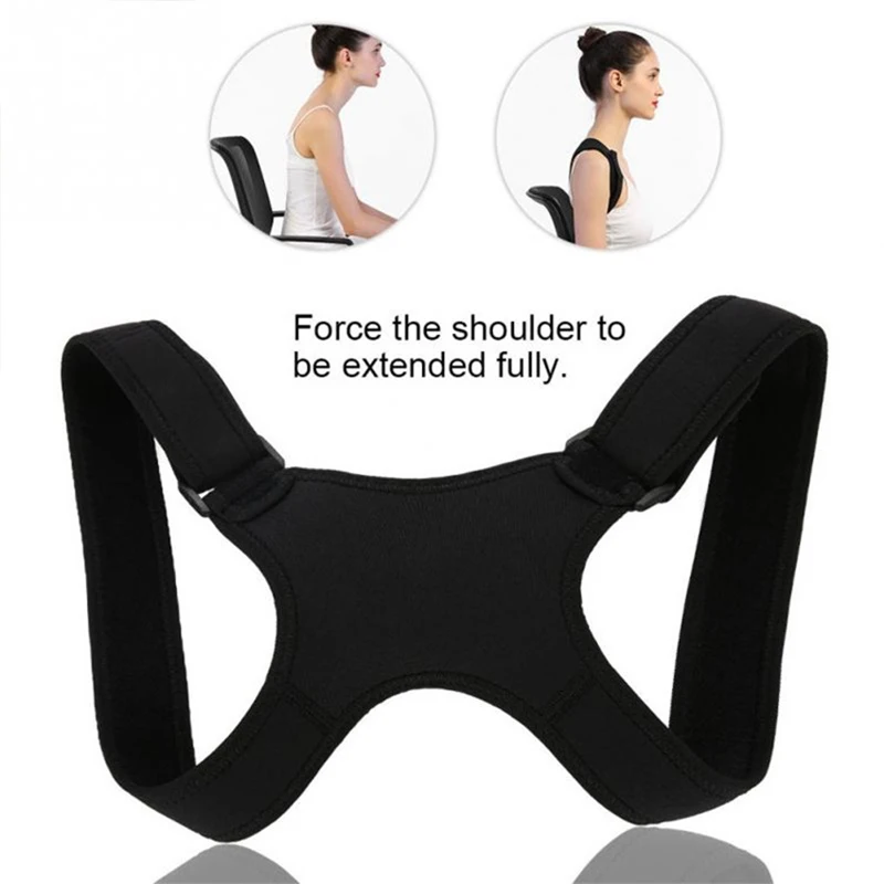 Back Posture Corrector Back Support With Collarbone Back Shoulder Posture Correction Anti-hunchback Adult Adjustable Unisex